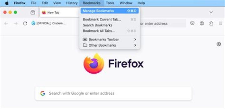 Where is overflow menu in firefox?
