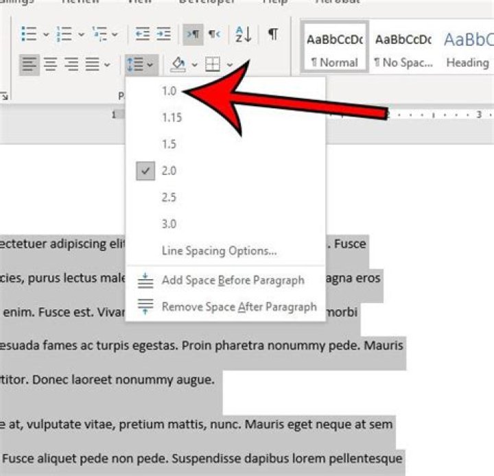 Where is single space in word?