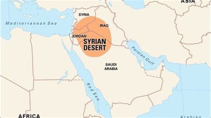 Where is syrian desert?