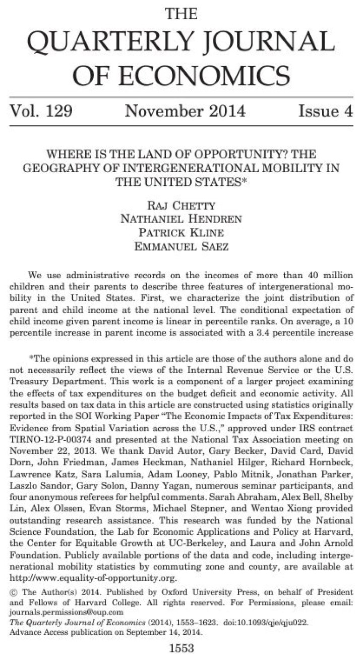 Where is the land of opportunity?