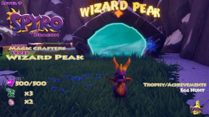 Where is wizard peak spyro reignited?
