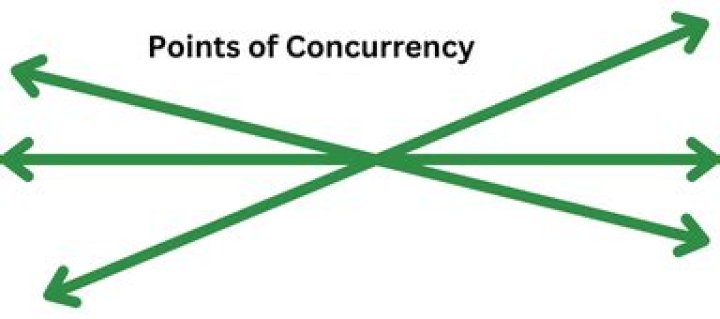 Where lines cross over at a common point?