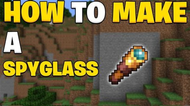 Where to find spyglass in minecraft?