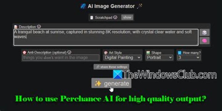 Where to use perchance?
