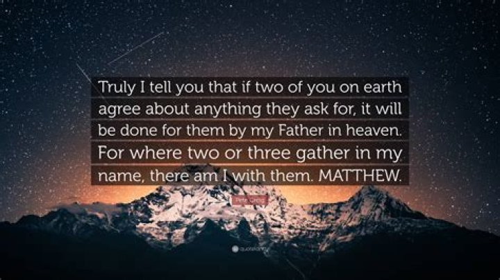 Where two agree on earth niv?