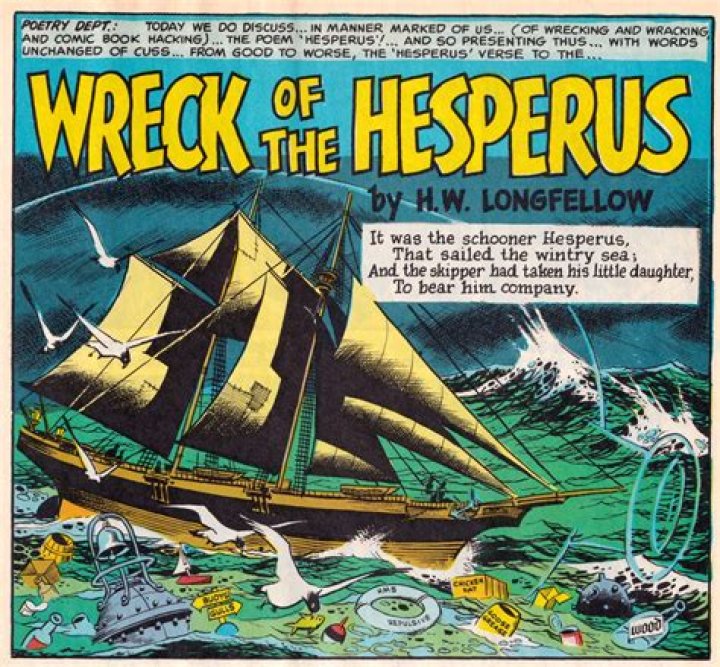 Where was the hesperus wreck?