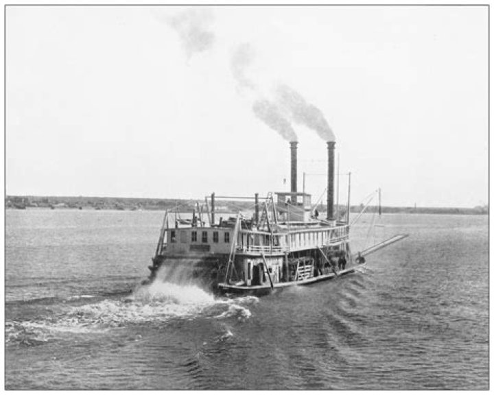 Where were steamboats invented?