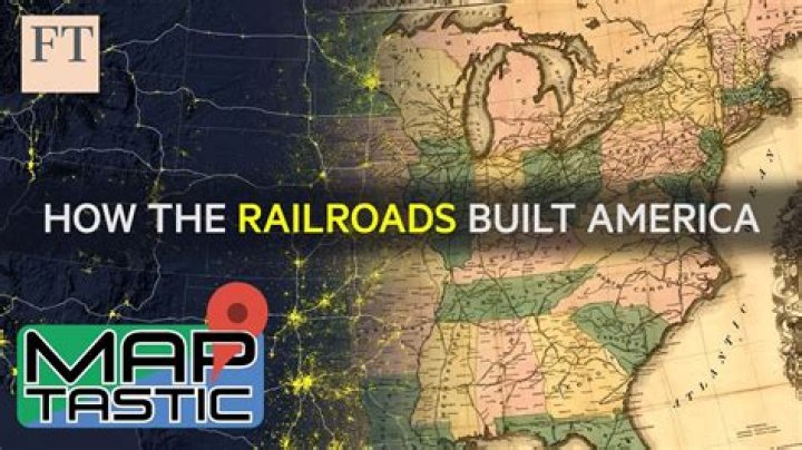 Where were the first railroads built in america?