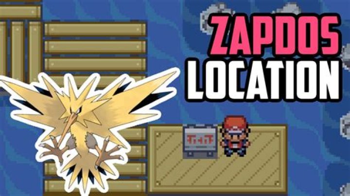 Where's zapdos in fire red?