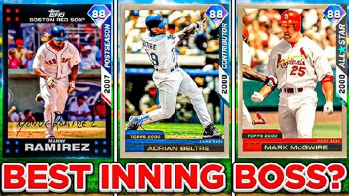 Which 1st inning boss?