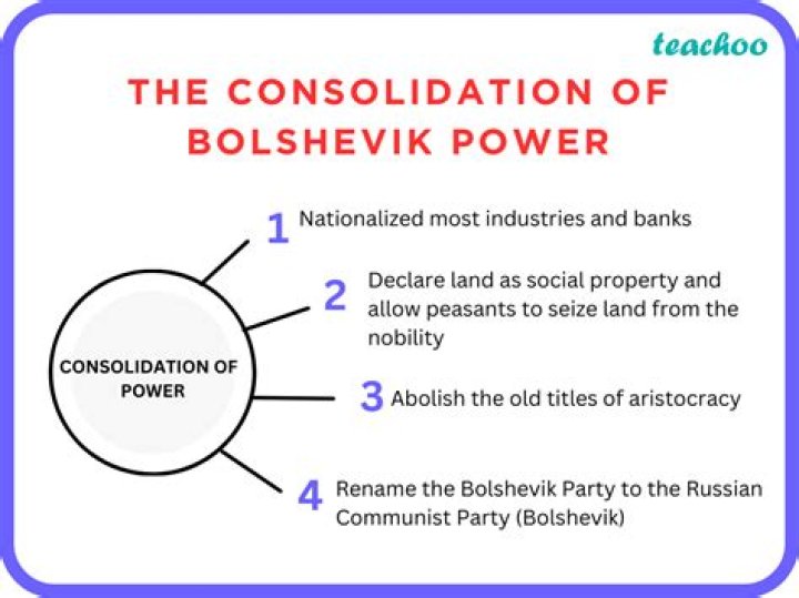 Which action was taken by the bolsheviks under the leadership?