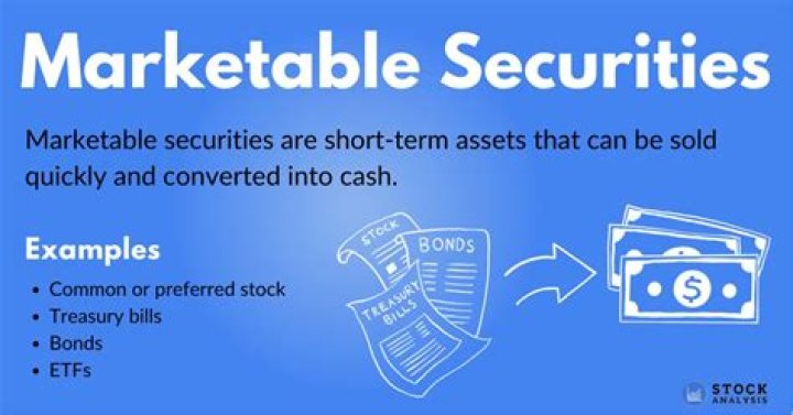 Which are marketable securities?
