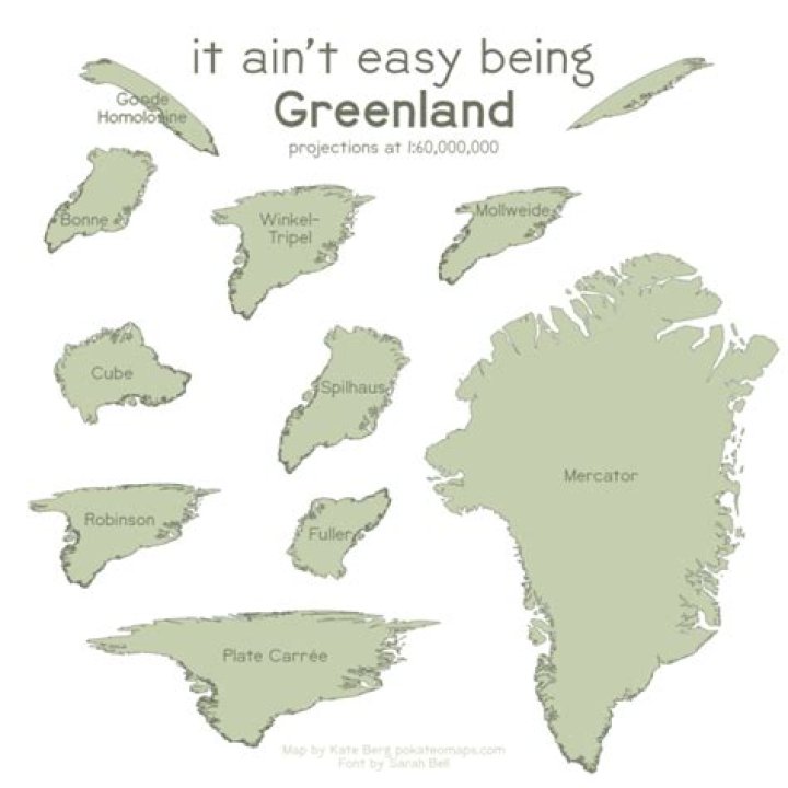 Which areas of greenland are not covered in ice?