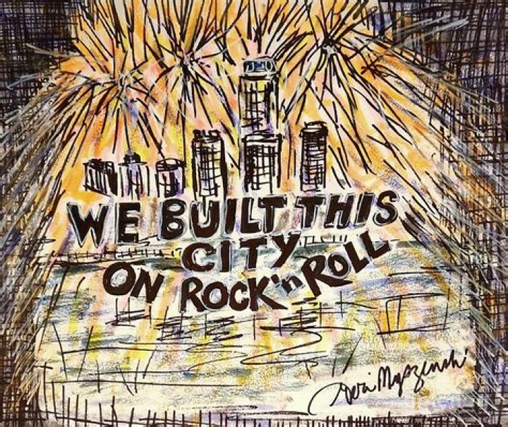 Which city was built on rock and roll?
