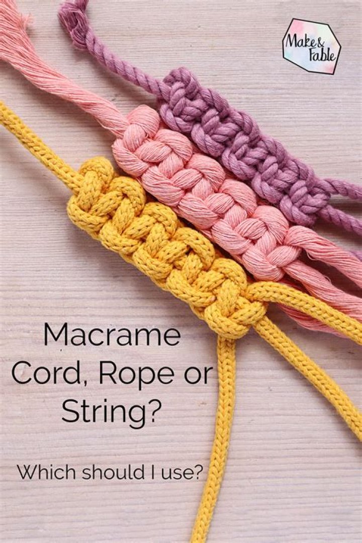 Which cord for macrame?