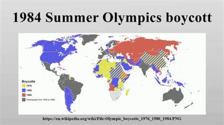 Which countries boycotted the 1976 olympics?