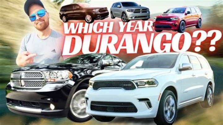 Which dodge durango is the best?
