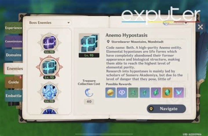 Which elements to use against anemo hypostasis?