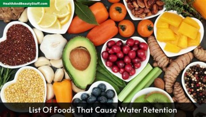 Which foods make you retain water?