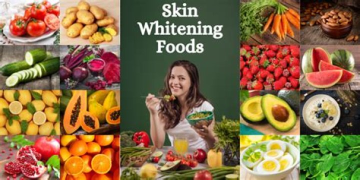 Which foods whiten skin?