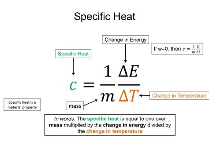 Which is a specific heat?