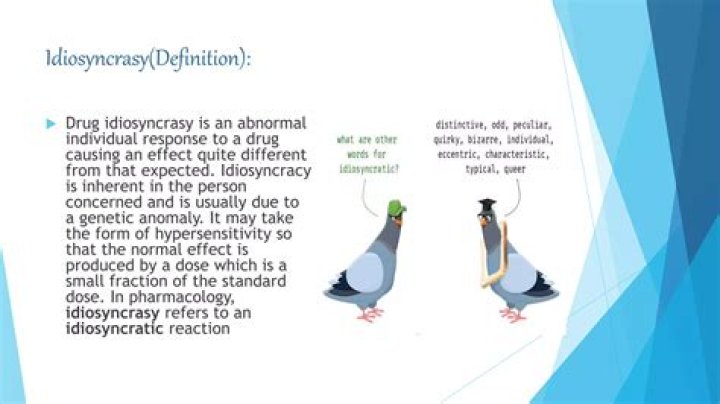 Which is an example of an idiosyncratic reaction?