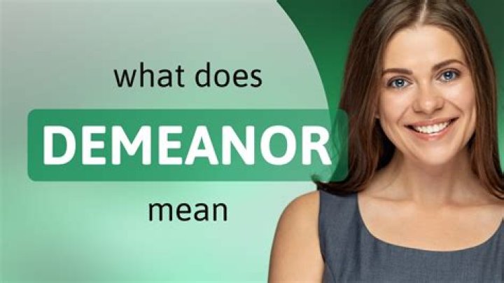 Which is correct demeanor or demeanour?