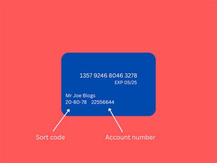 Which is sort code and account number?