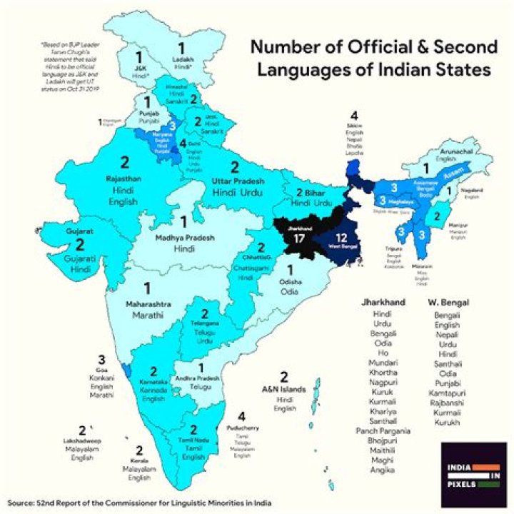 Which is the national language of india?