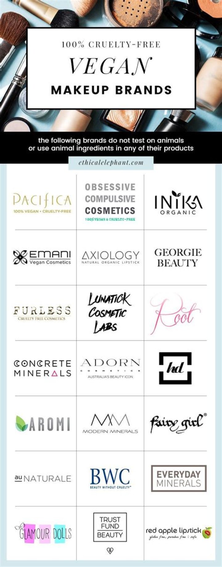 Which makeup brands are vegan?