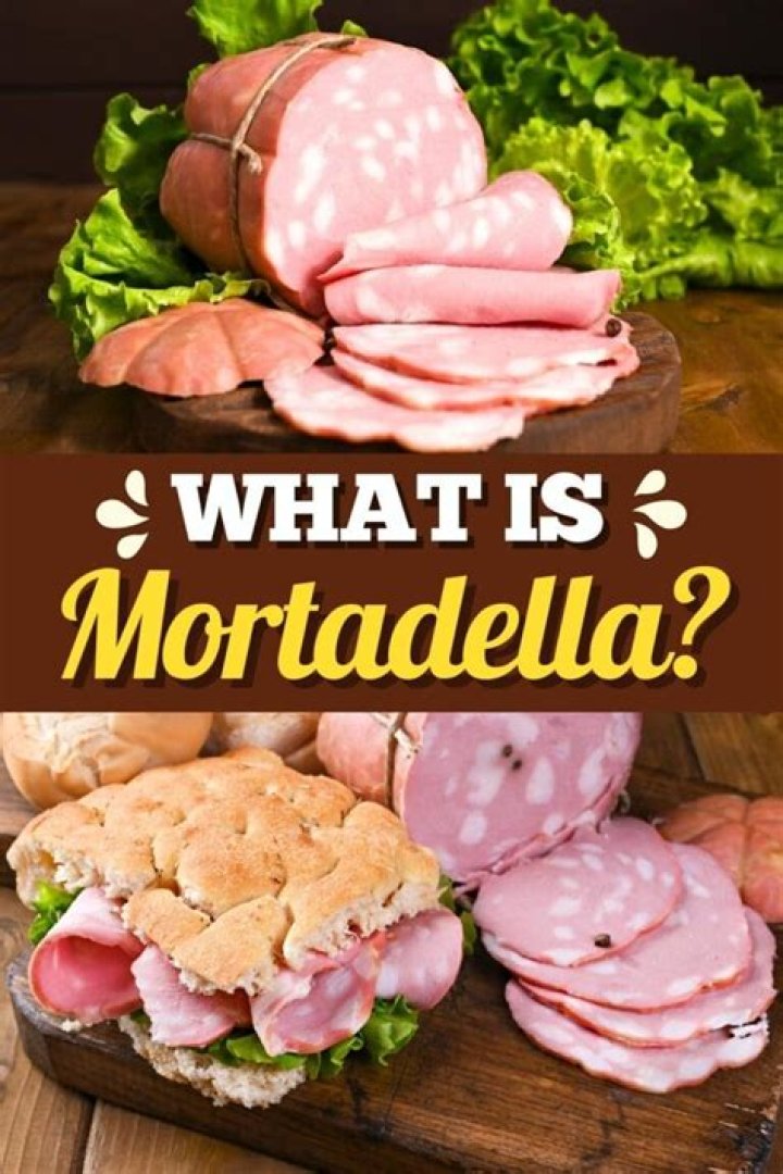 Which meat is mortadella?