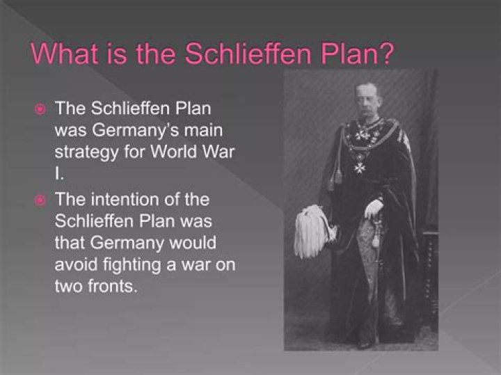 Which of the following was part of germany's schlieffen plan?