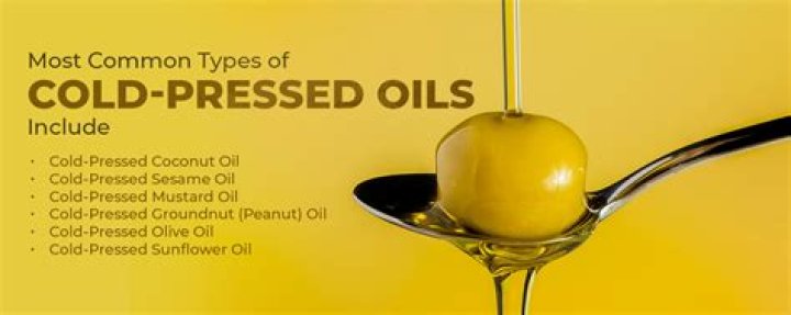 Which oils are cold pressed?