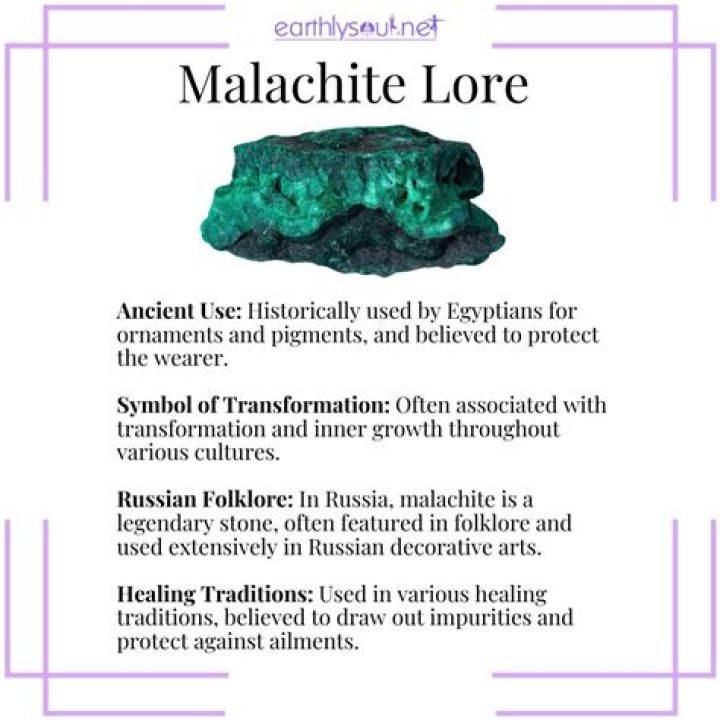 Which one is malachite from the following?