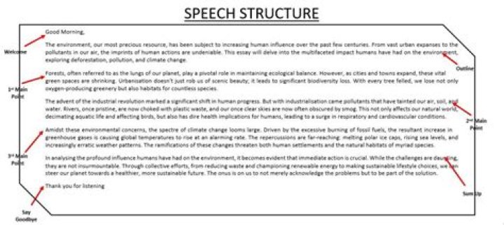 Which parts) of your speech should be memorized?