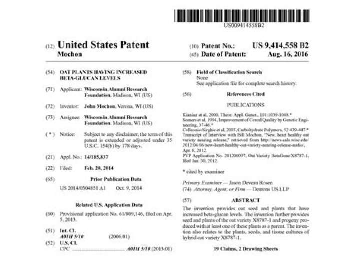 Which patent document defines the rights?