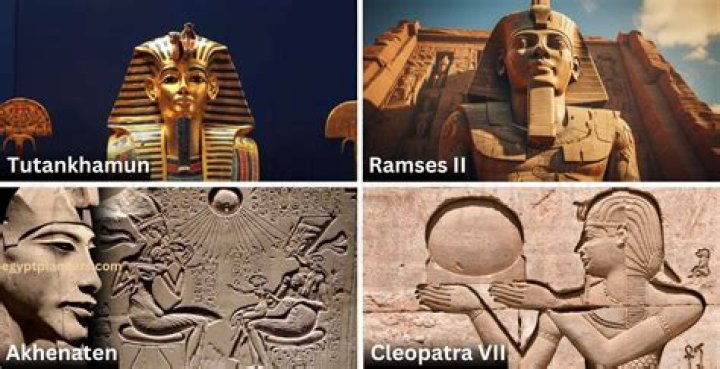 Which pharaohs were buried in the valley of the kings?