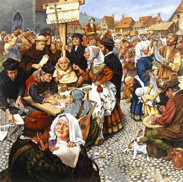 Which pope abuse indulgences during the reformation?