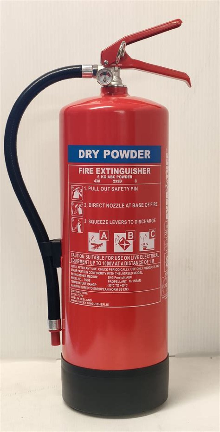Which powder use in fire extinguisher?