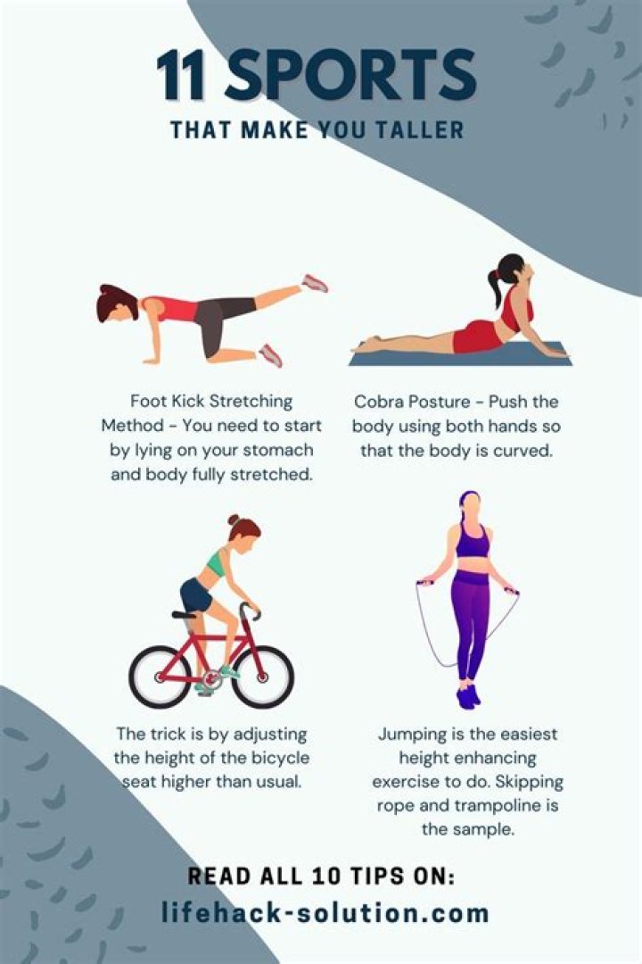 Which sport make you taller?