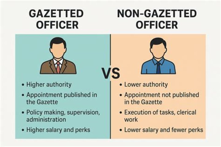 Who are gazetted officer in odisha?