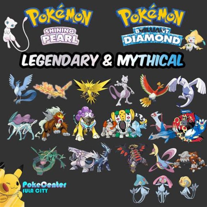 Who are the mythical pokemon?