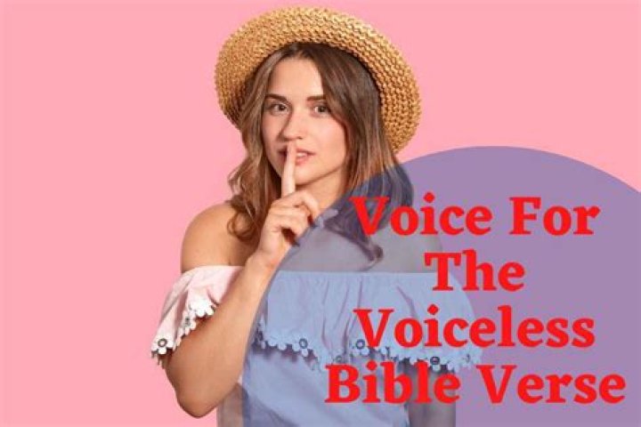 Who are the voiceless in our society?