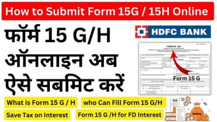 Who can submit form 15g?