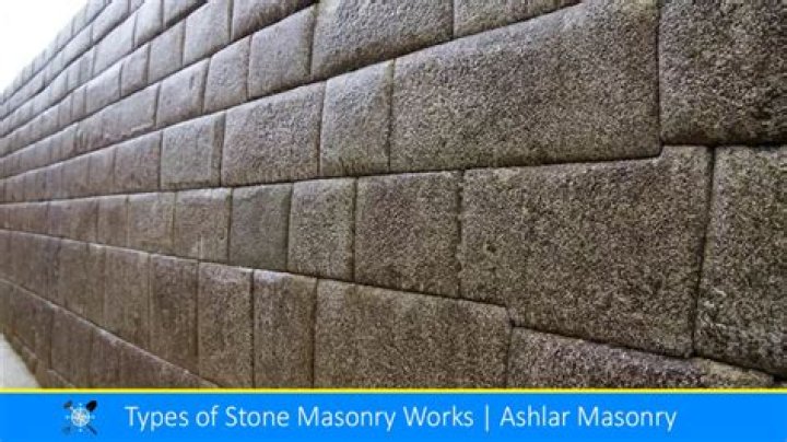 Who created the ashlar masonry?
