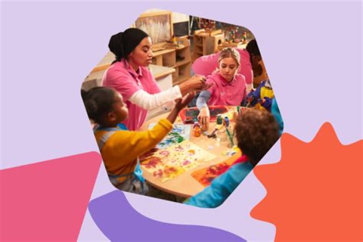 Who do childminders work in partnership with?