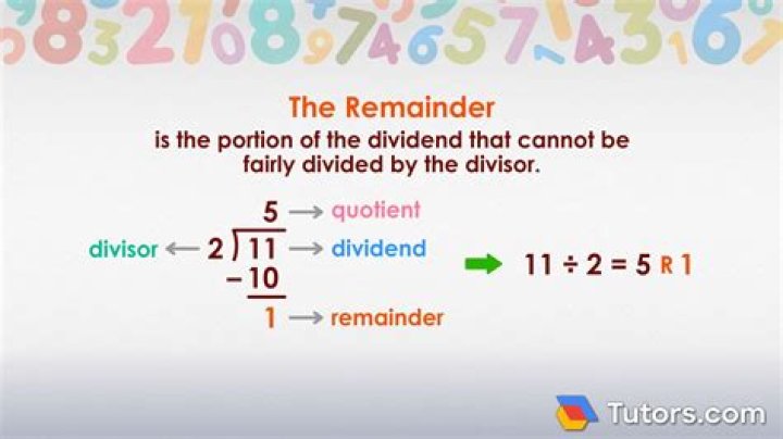 Who do you spell remainder?