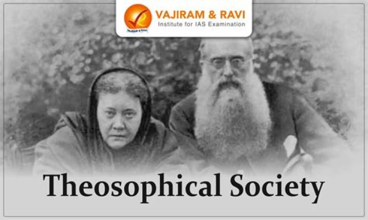 Who founded theosophical society in india in 1879?