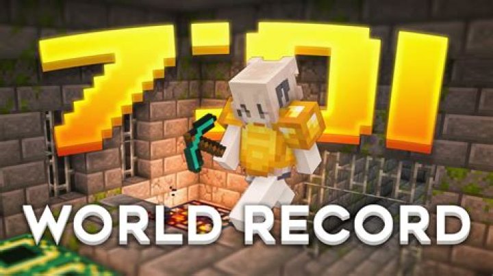 Who has the world record for beating minecraft?