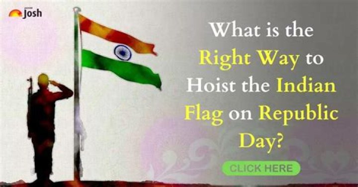 Who hoist the flag on republic day?